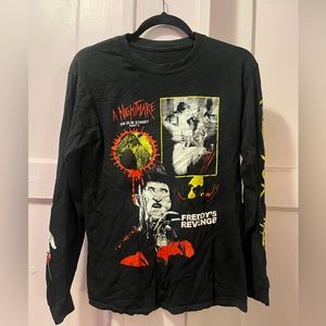 Nightmare on Elm Street - Long sleeve - Double Sided Print - Size Small